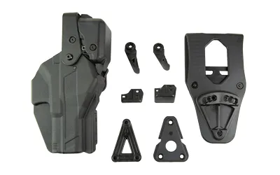 Rapid Force R3-M-0057-BK Level 3 Duty Holster Right Hand Black - View 2