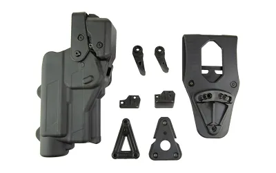 Rapid Force R3-M-0057-BK Level 3 Duty Holster GLOCK 19 Large Light RH Black - View 2