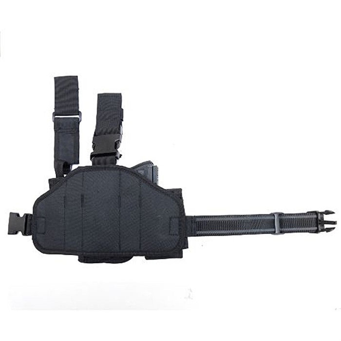 SCHRECK WHOLESALE INC CACTUS JACK TACTICAL DROP LEG HOLSTER W/MAG POUCH BLACK - View 2