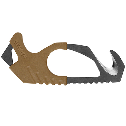 Gerber 30-000132 Coy Brown Strap Cutter - Black Model with Specifications - View 2