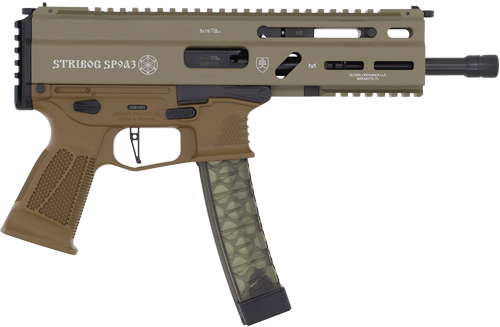 Global Ordnance 197892004770 Grand Power Stribog SP9A3 9mm 30+1 FDE - View 2