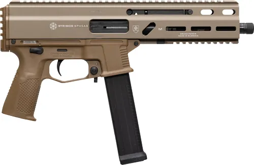 Grand Power 197892004794 SP45A3 Stribog 45 ACP 20+1 8" Black Threaded... - View 2