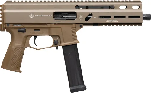 Global Ordnance 197892004800 Grand Power Stribog SP10A3 10mm 8" FDE - View 2