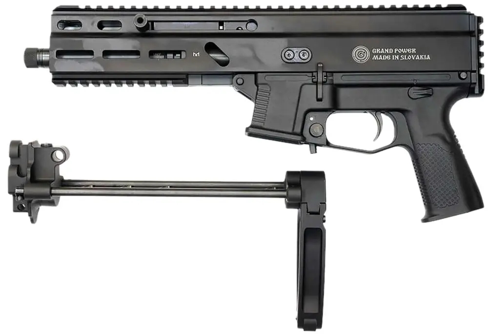 Global Ordnance 197892004855 Grand Power Stribog SP10A3 10mm PDW 8" Black - View 2