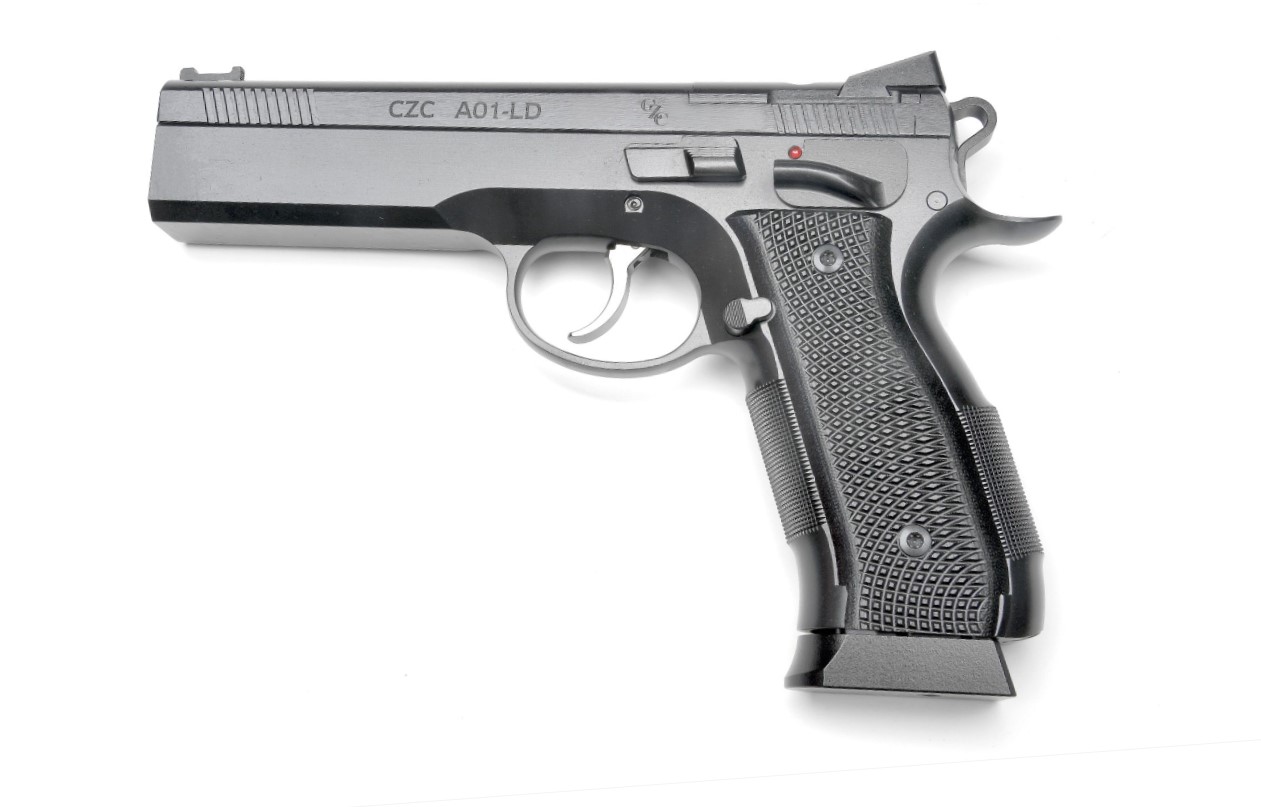 CZ Custom 96336 A01-LD 9mm 19+1 5" Black Optic Cut Slide G10 Grips - View 2