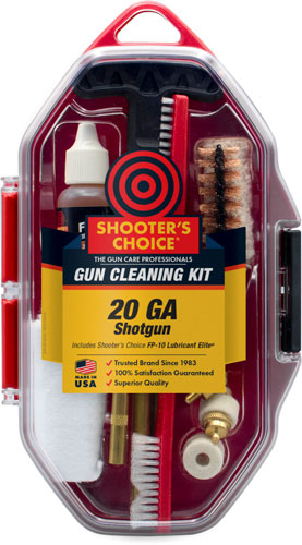 Shooters Choice SRS20 Shotgun Cleaning Kit 20 Gauge/Red Plastic Case - View 2