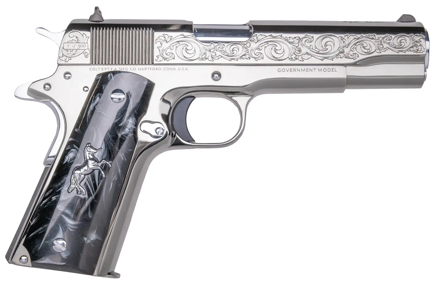 CNC CNCWARHORSE COLT 1911 45 5 HP DLC/SIL BRK - View 2