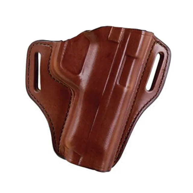 Bianchi Model 57 Remedy Belt Slide Holster - S&W Shield - Right Hand - Tan Leather - View 2
