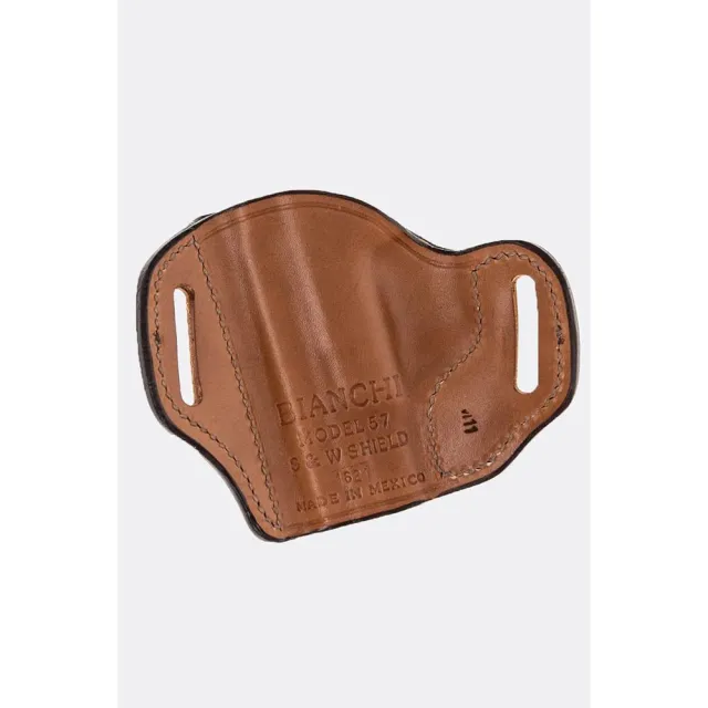 Bianchi Remedy Open Top Belt Holster for Colt 1911's and Clones Right Hand Leather Brown - View 2