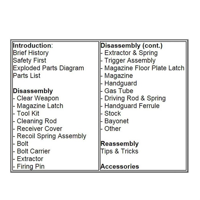 GUN-GUIDES ASSEMBLY AND DISASSEMBLY FOR THE SKS RIFLE AND ALL VARIANTS - View 2