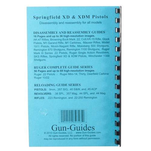 GUN-GUIDES ASSEMBLY AND DISASSEMBLY GUIDE FOR THE SPRINGFIELD XD & XDM - View 2