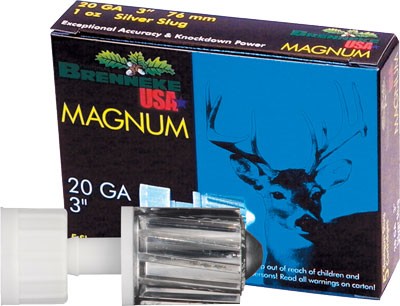Brenneke SL203M 20GA 3" 1oz Slug 5rd Box Hunting Ammo - View 2