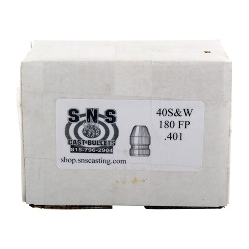 SNS SS40180FP .40 Cal/10mm 180gr FP Lead Bullets 500/Box - View 2