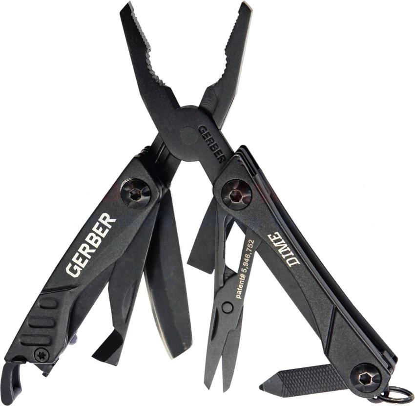 Gerber 31-001134 Dime Multi-Tool, Knife, Pliers, Scissors, Bottle Opener - View 2