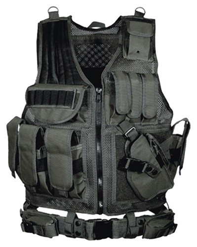 Leapers UTG 547 Law Enforcement Tactical Vest - Black - View 2