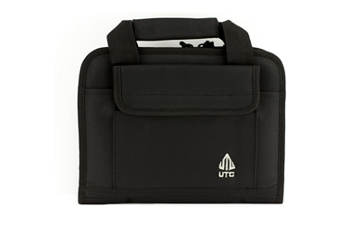UTG PVC-PC01B Deluxe Single Pistol Case Black, 1680D Polyester, 11"x8" - View 2