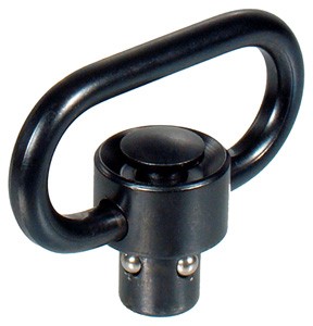 Leapers TLQDSW18 QD Sling Swivel Black 1.38" Push Button Steel - View 2