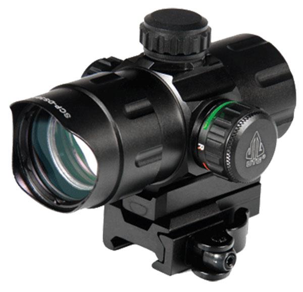 UTG SCPDS3840W 4.2" ITA Red/Green Dot Scope Black Anodized QD Mount - View 2