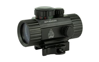 UTG SCPRG40CDQ 3.8" ITA Red/Green Dot Sight Black Anodized 4 MOA Circle - View 2