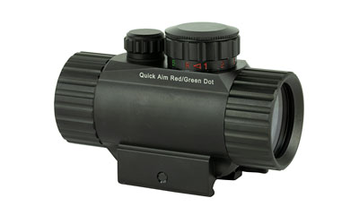 UTG SCPRG40CDQ 3.8" ITA Red/Green Dot Sight Black Anodized 4 MOA Circle - View 3