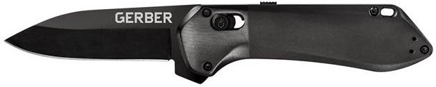 Gerber Highbrow Compact Pocket Knife Black - View 2