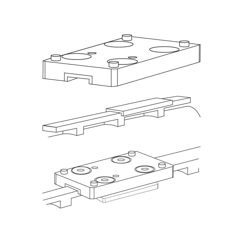 Burris Optics 410688 Speedbead Mount Black Fastfire Vent Rib Mount Adapters For Multiple Widths - View 2