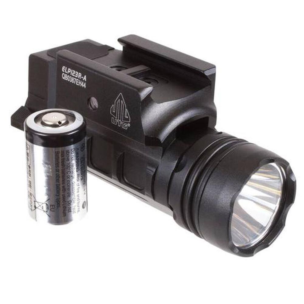 Leapers LTELP123RA Pistol Light Black Aluminum 400 Lumens Picatinny Mount - View 2