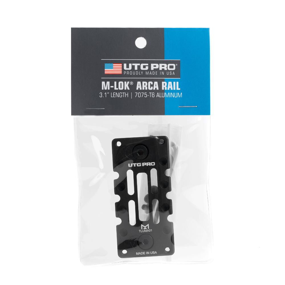 UTG TLUMA01 PRO M-LOK Arca Rail 7075-T6 Aluminum 3.1" Black - View 2
