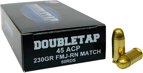 DoubleTap 45ACP 230GR FMJ-RN MATCH 50RD - View 2