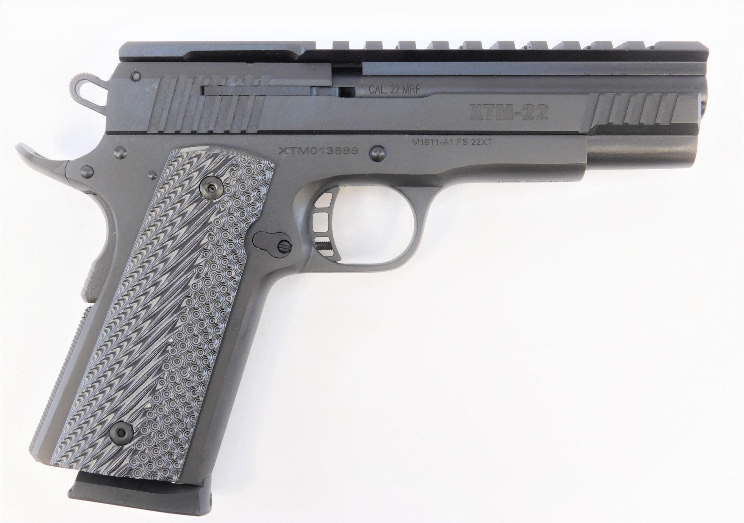 Rock Island XT22 Pro .22 WMR, 5" Bull Barrel, 14rd, G10 Grips, Parkerized Finish, Adjustable Trigger - View 2