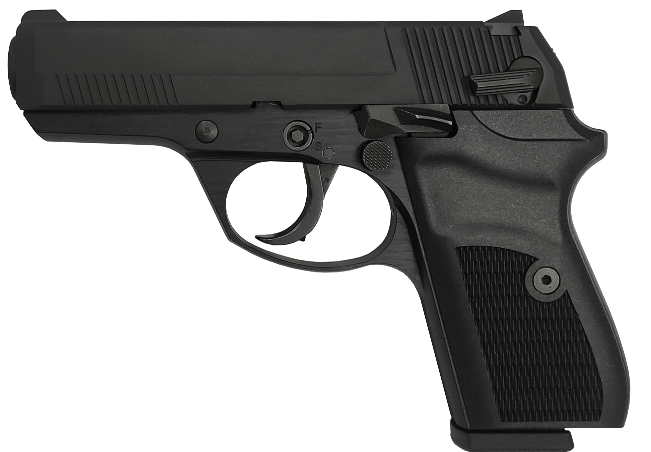 Rock Island 56798 LI380 Compact 380 ACP 8+1 3.55" Black Steel Barrel - View 2