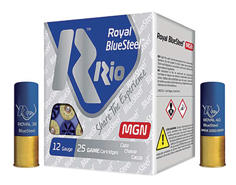 Rio Ammunition RBSM322 Blue Steel 12ga 3" 1 1/8oz #2 250rds - View 2