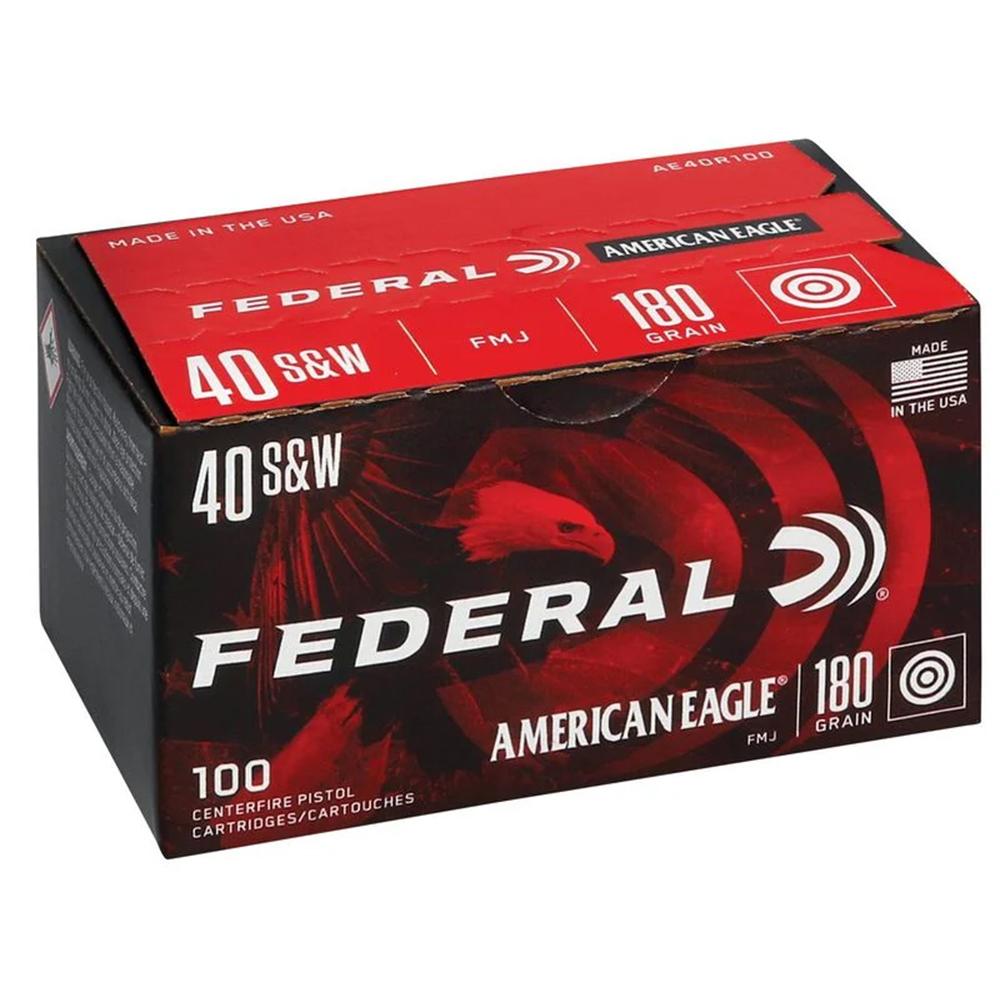 Federal 40 S&W 180GR FULL METAL JACKET AMMO 500RD - View 2