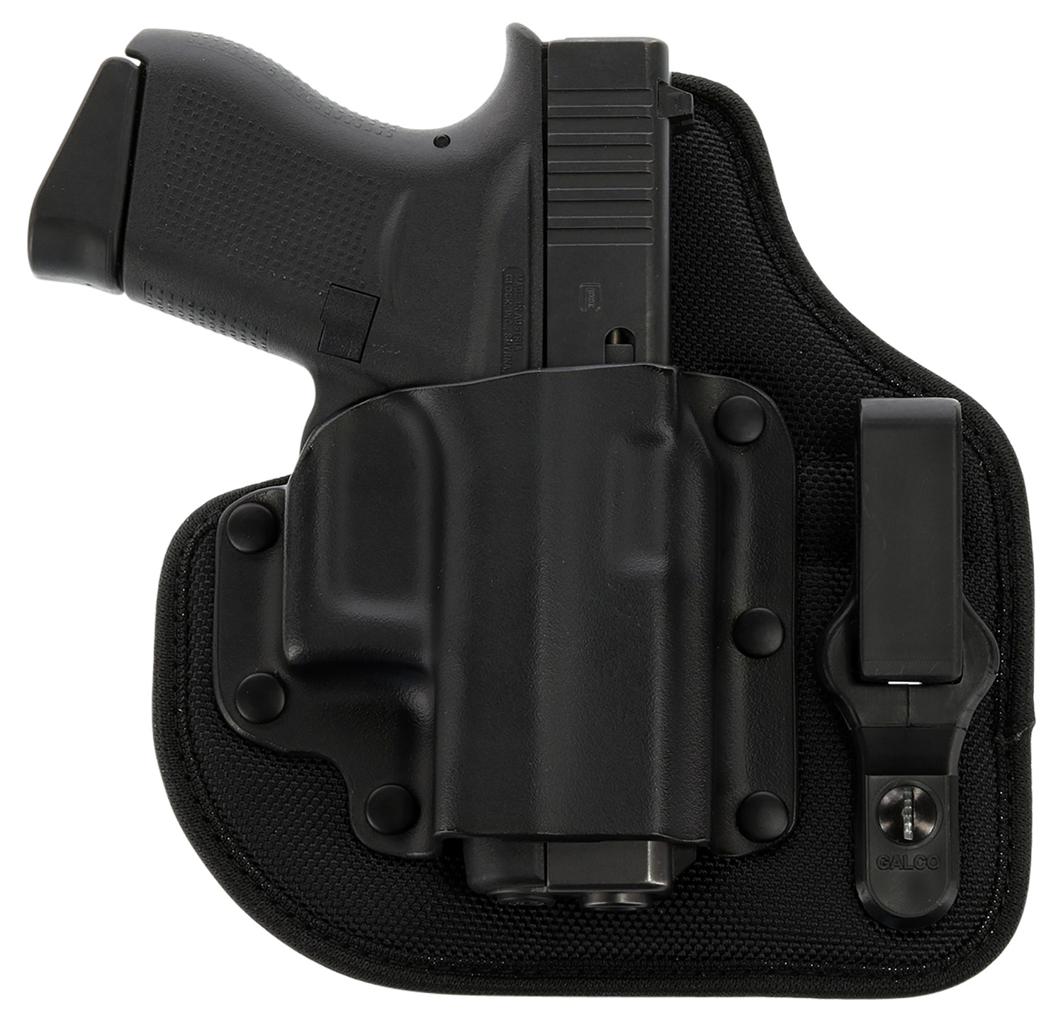 Galco QTC800RB QuickTuk Cloud IWB Holster Black Kydex/Nylon Right Hand - View 2