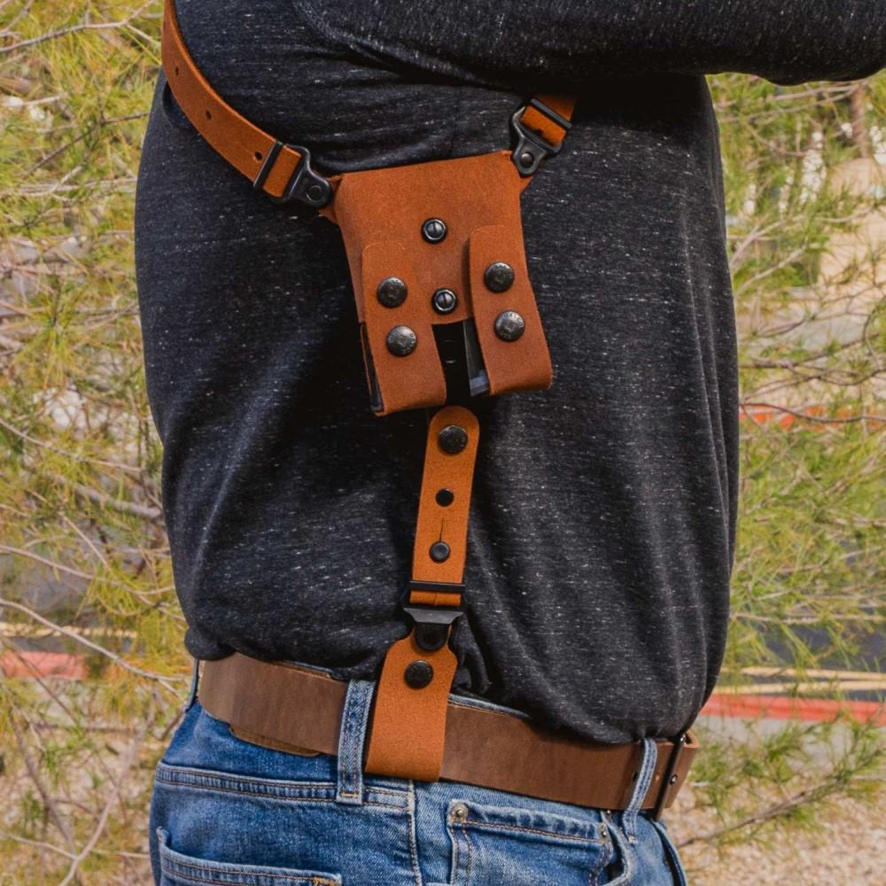 Galco Classic Lite Holster Tie-Down Set Natural Ambi - View 2