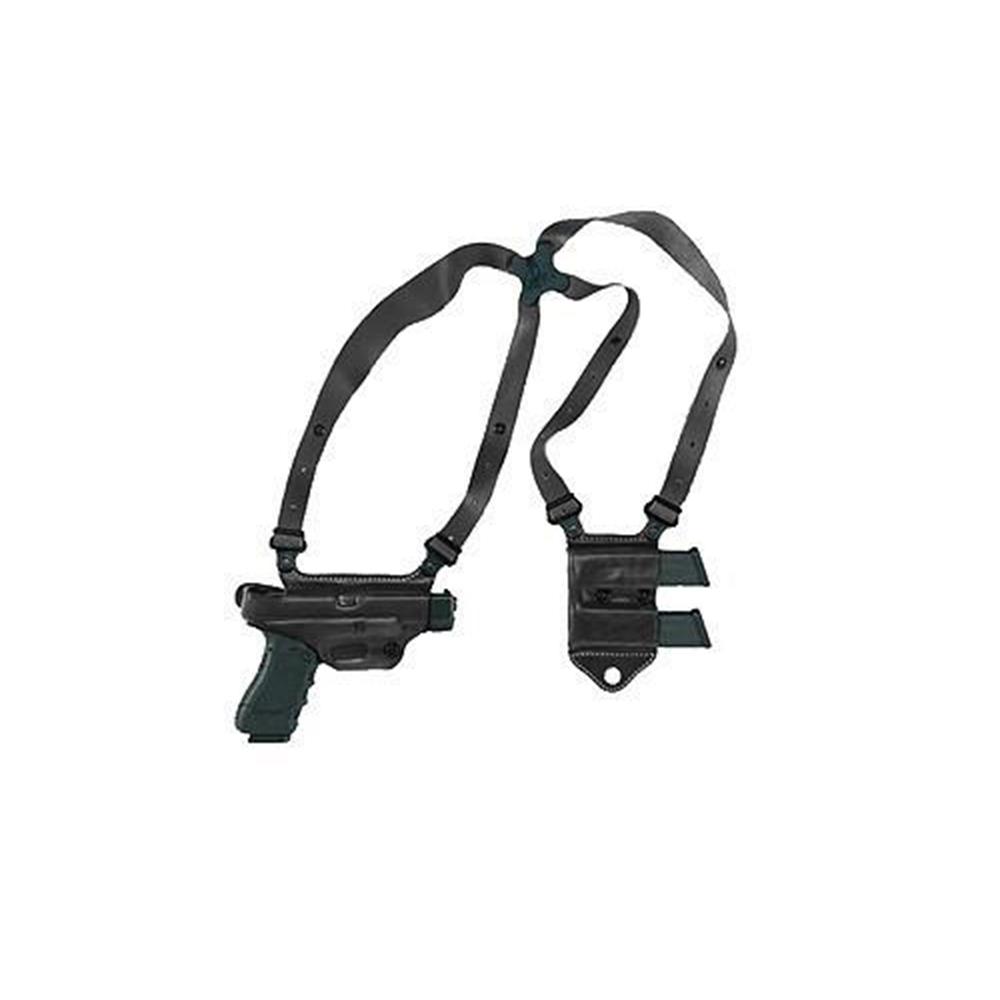 Galco MCII224B Miami Classic II Shoulder Holster Black Leather Right Hand - View 2
