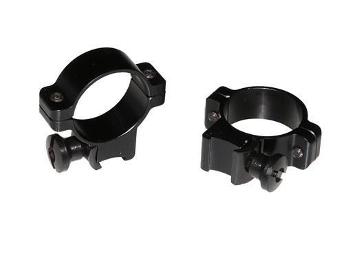 Burris 1" Aluminum Medium Black Standard Rimfire Rings 420071 - View 2
