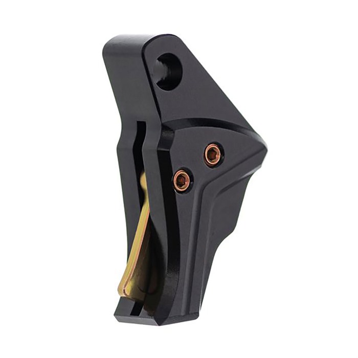 Tyrant CNC TDGTRIG5BLACKGOLD I.T.T.S Trigger/Shoe Black Glock Gen 3/4 - View 2