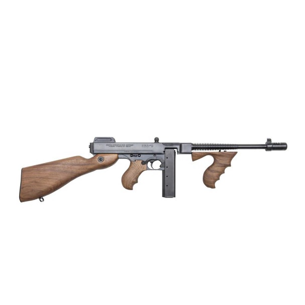 Auto-Ordnance T1SB 1927A-1 Semi-Auto Rifle, .45 ACP, 30-Round Capacity, 10.5-Inch Barrel, Walnut Stock, Black Finish - View 2