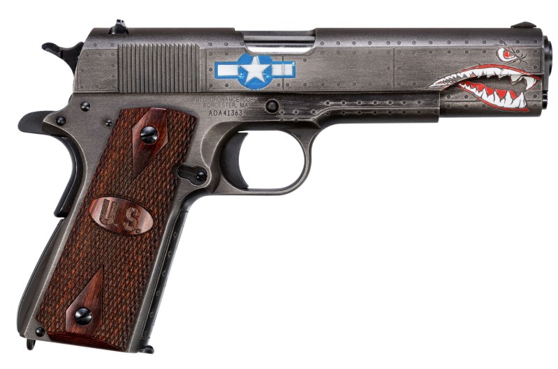 Thompson 1911BKOWC3 1911 WW2 Edition .45 ACP 5" 7+1 Black/Gray Pistol - View 2