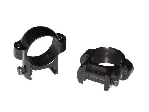 Burris Solid Steel Weaver Zee Rings 1" High Gloss Black 420080 - View 2