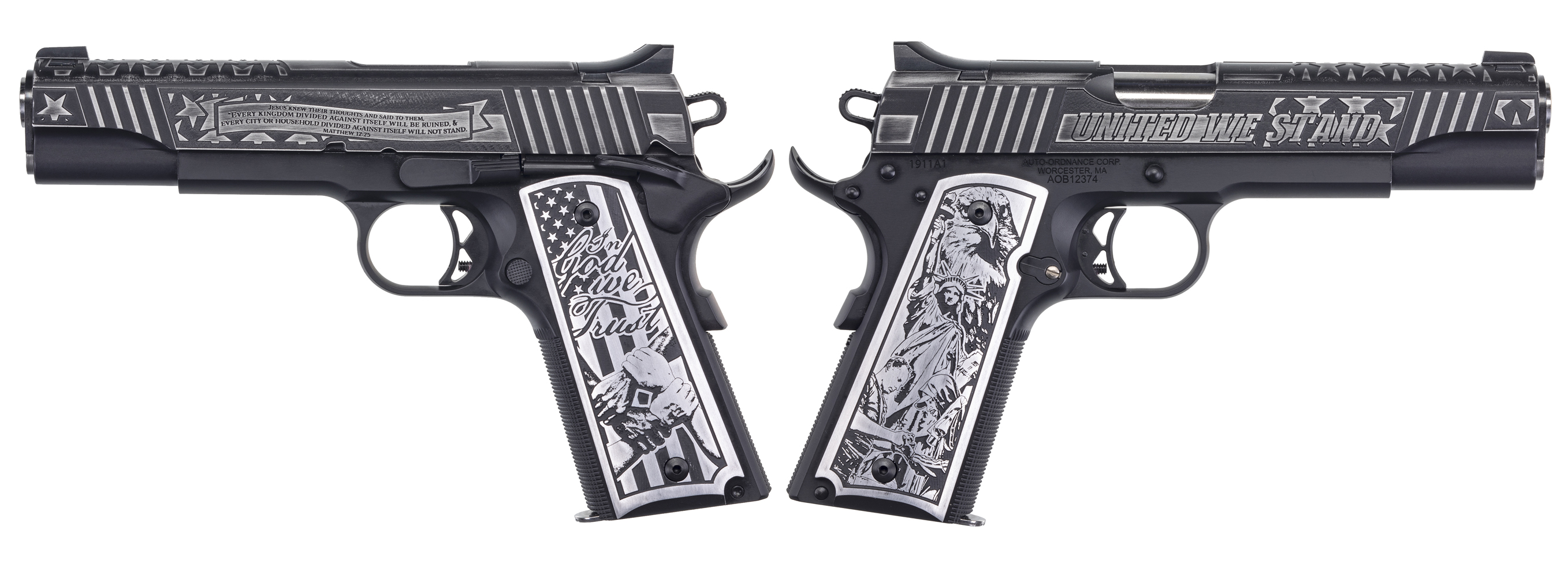 Auto Ordnance United We Stand Special Edition 1911 Semi-Auto Pistol .45 ACP - View 2