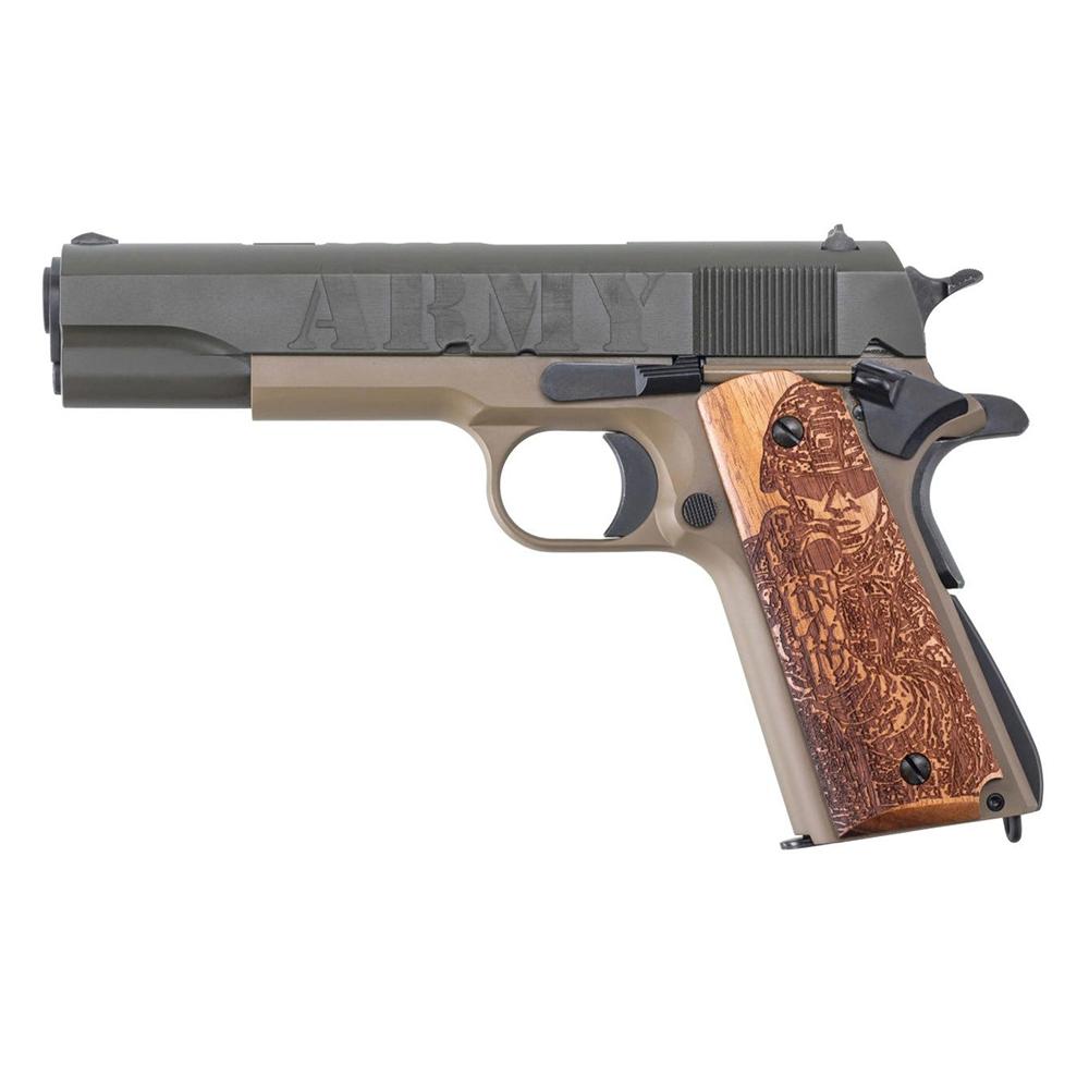 Auto-Ordnance 1911BKOC15 1911A1 45 ACP 5" ODG & Coyote Tan Cerakote Semi-Auto Pistol - View 2