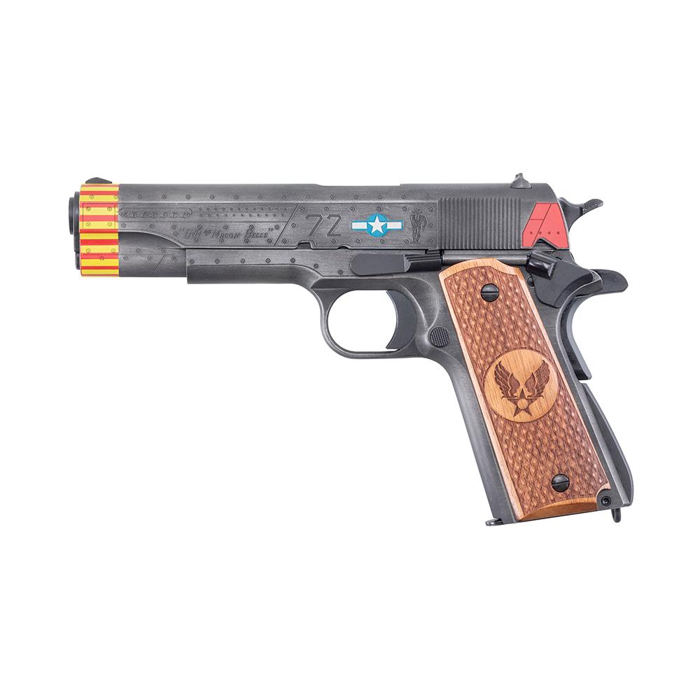 Auto-Ordnance Limited Edition Red Tails 1911 Handgun .45 Auto 7rd Magazine(1) 5" Barrel Custom Wood Grips - View 2