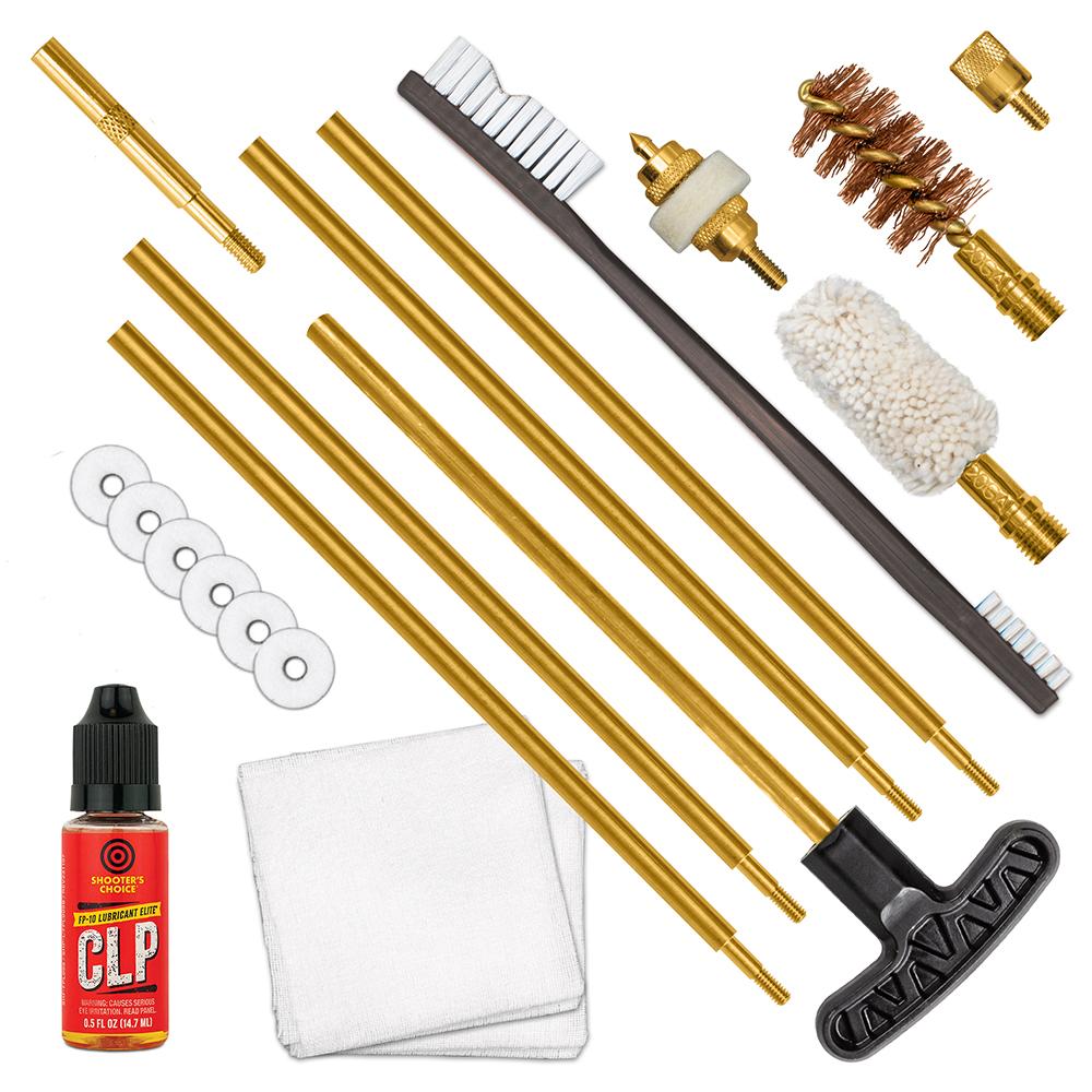 Otis 20 Gauge Shotgun Cleaning Kit - Quality Brass Components - Unique Jag System - Brushes, Mops, Patches - View 2