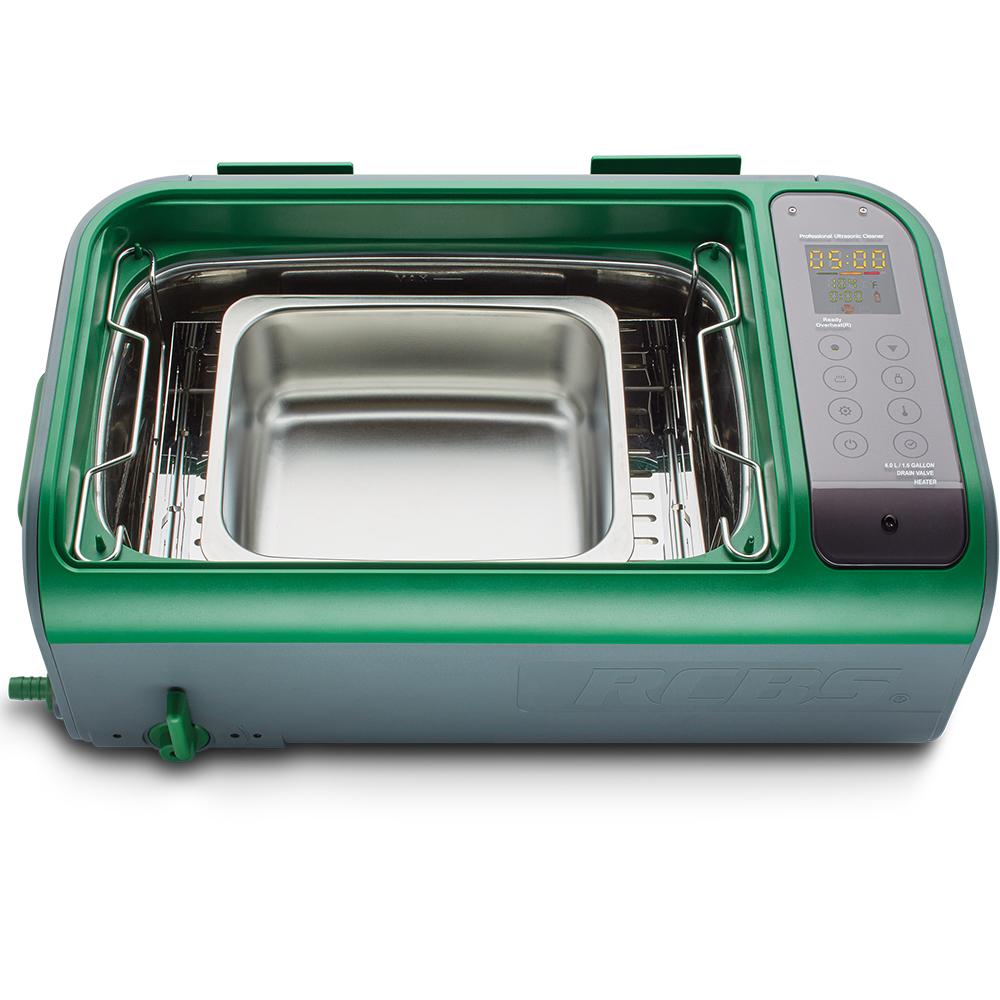 RCBS Ultrasonic Case Cleaner-2 6.3 Quart Stainless Steel Green Gray - View 2