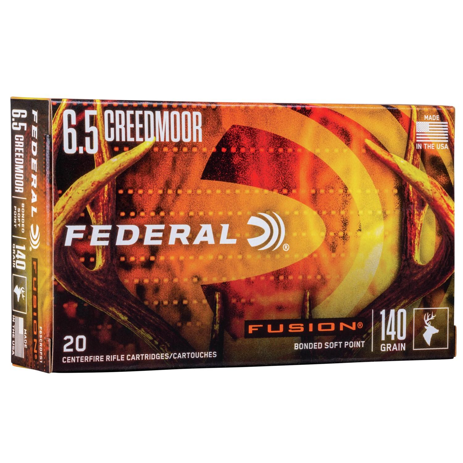 Federal Fusion F65CRDFS1 6.5 Creedmoor 140 Grain Soft Point 20 Rounds - View 2