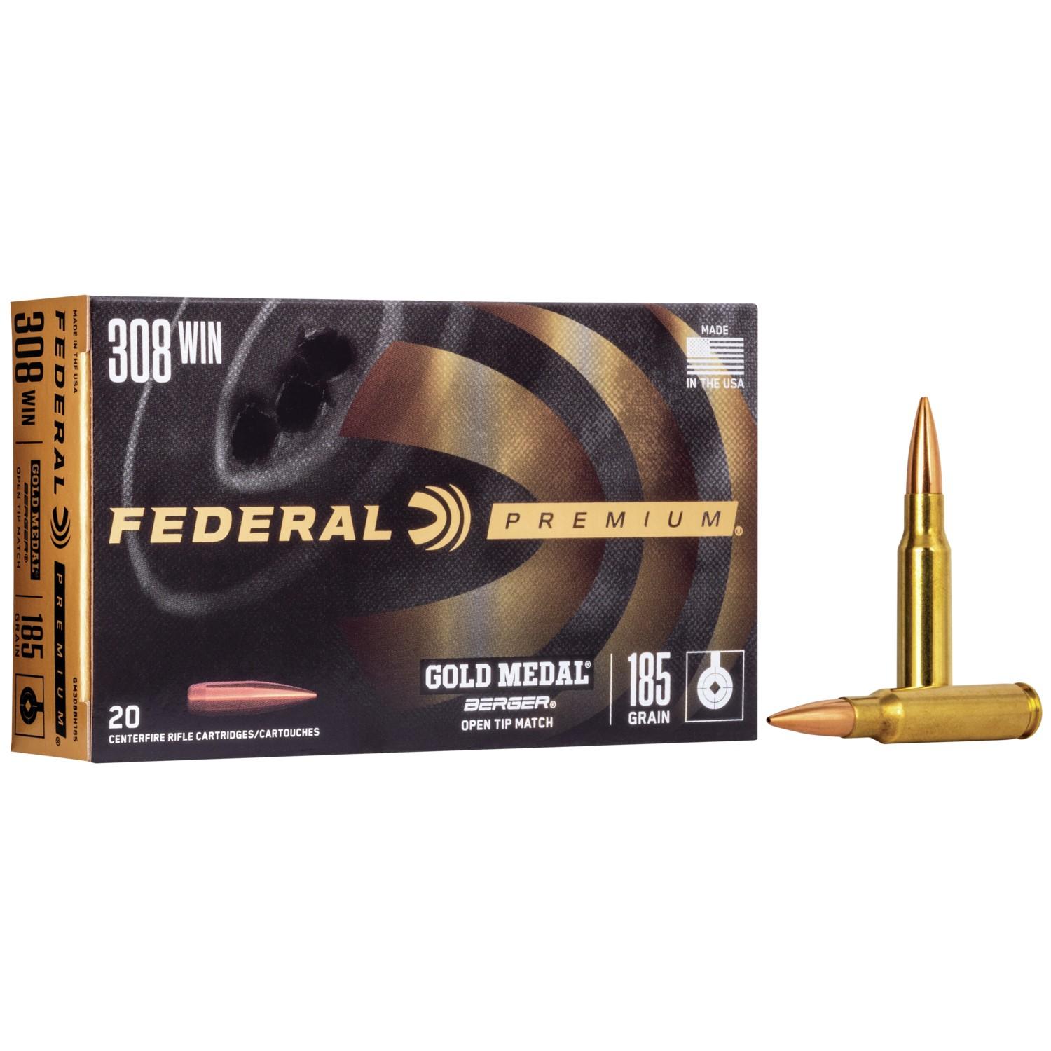 Federal GM308BH185 308 Win 185 Gr Berger OTM 20 Rounds Match Ammo - View 2