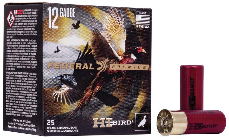 Federal HVF12H5 Premium Hi-Bird 12Ga 2.75" 1.25oz #5 Shot 25rd Box - View 2