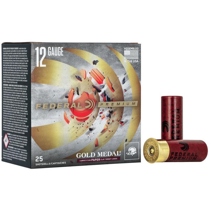 Federal GMT1178 Premium Gold Medal 12Ga 2.75" 1-1/8oz 8Shot 25/Box - View 2